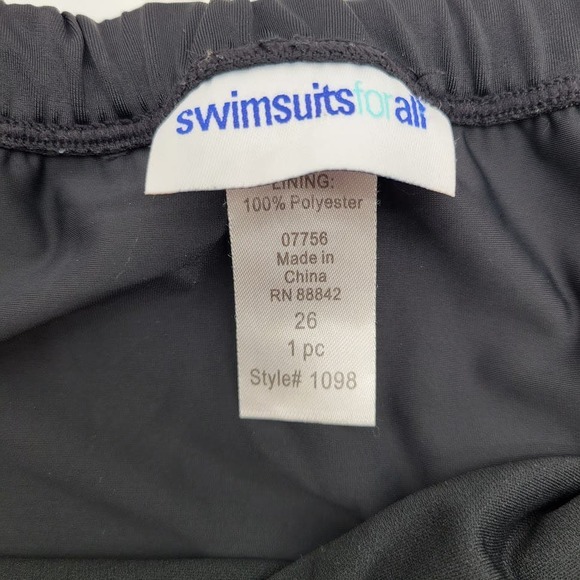 Swimsuits for All‎ Plus Size Swim Skirt Womens Sz 26 - Picture 3 of 8